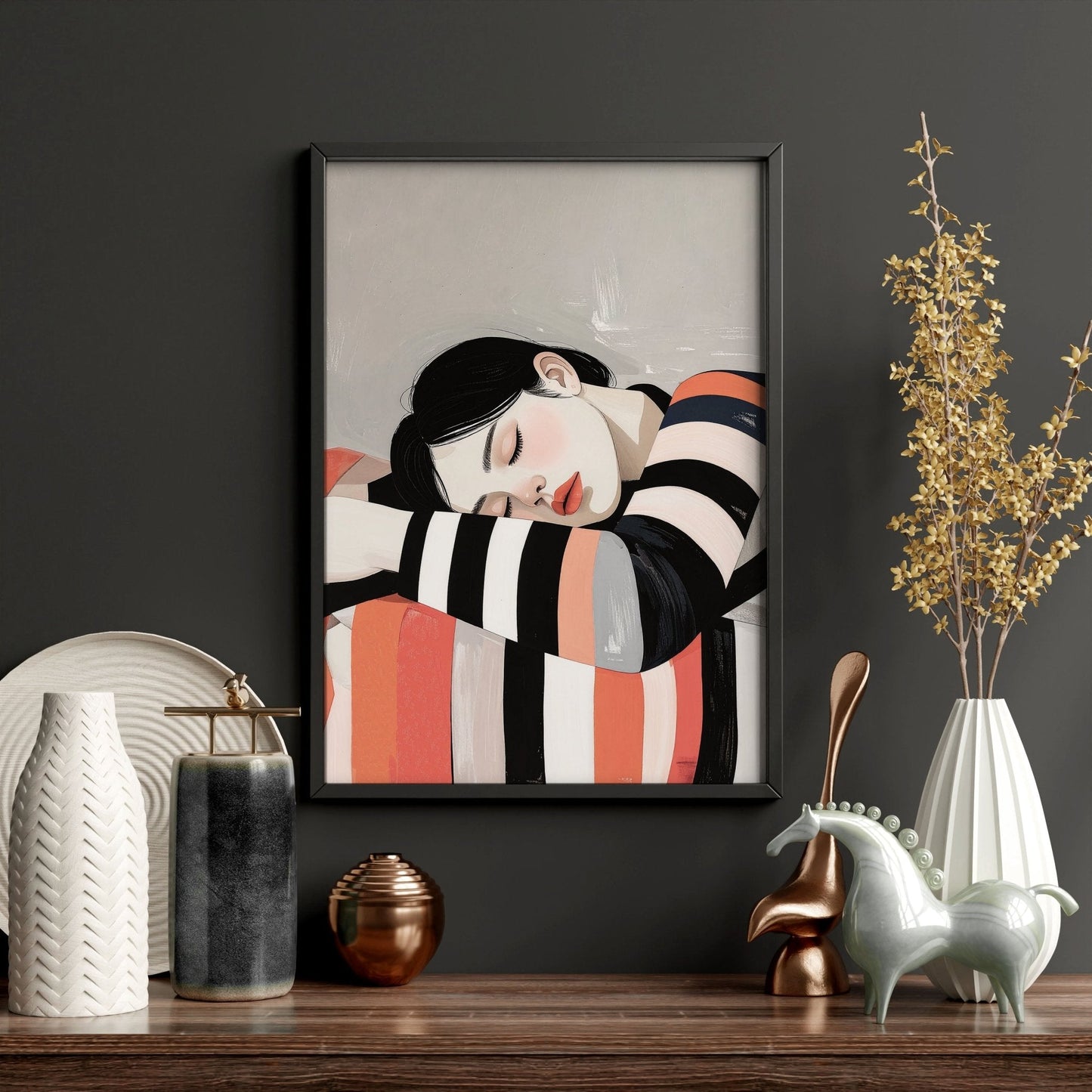 Posters Art Prints | Set of 3 Boho Women Wall art Prints