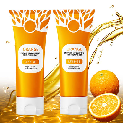 POYICGS Orange Exfoliating Gel – Deep Clean Pores, Remove Blackheads & Moisturize Skin