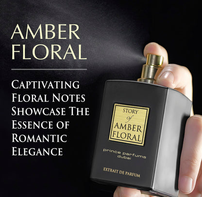 Amber Floral by Prince Parfums Dubai – 3.4 oz Women’s Extrait de Parfum