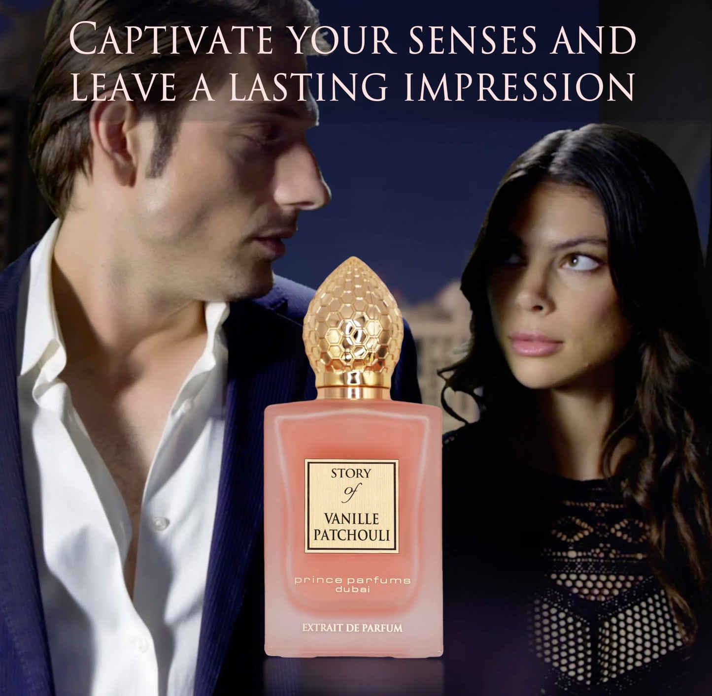 Prince Parfums Dubai – Story of Vanille Patchouli for Women | Extrait de Parfum, 3.4 oz