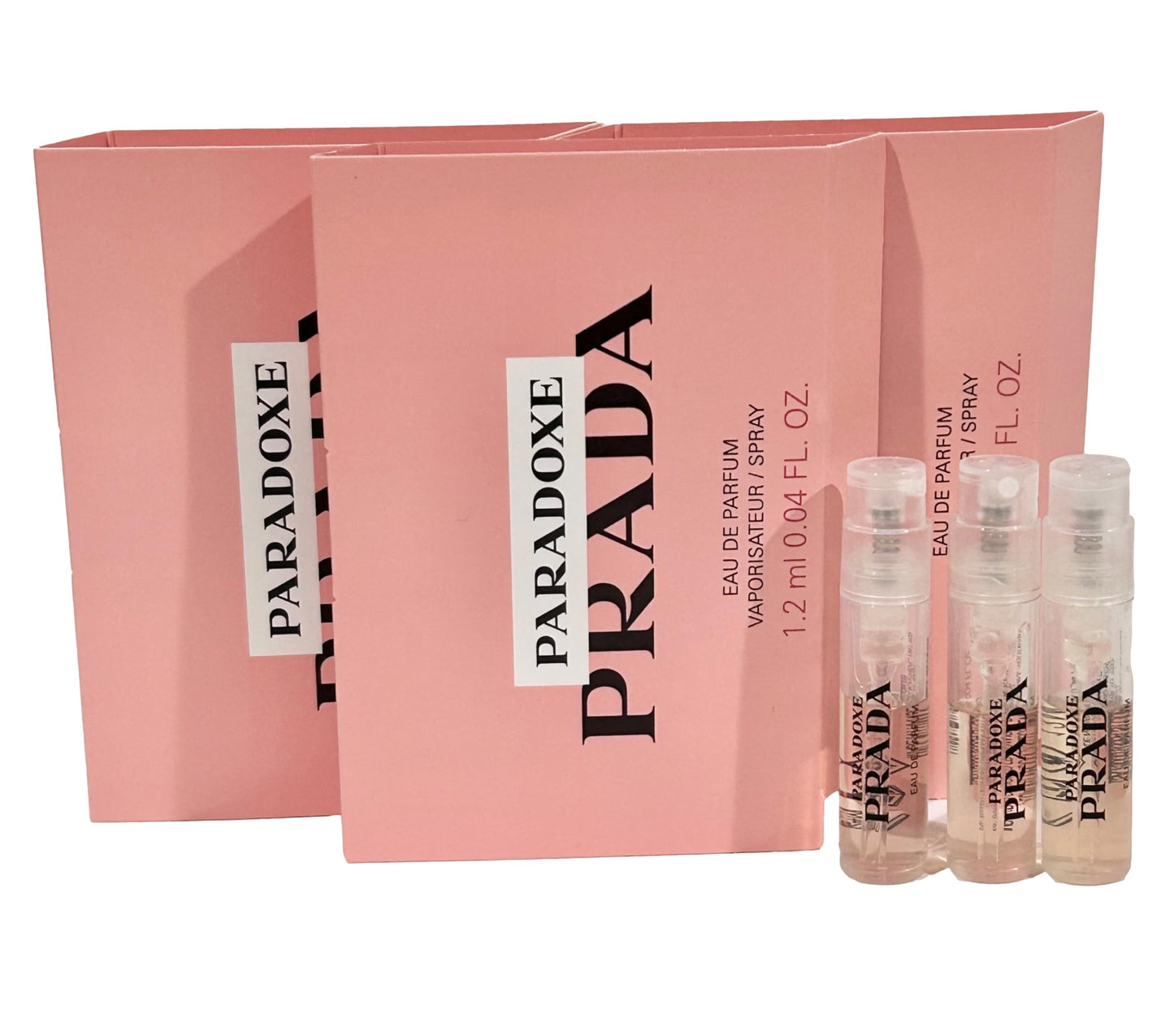 Prada PARADOXE Sample Perfume for Women – Set of 3 Vials (1.2 ml Each)
