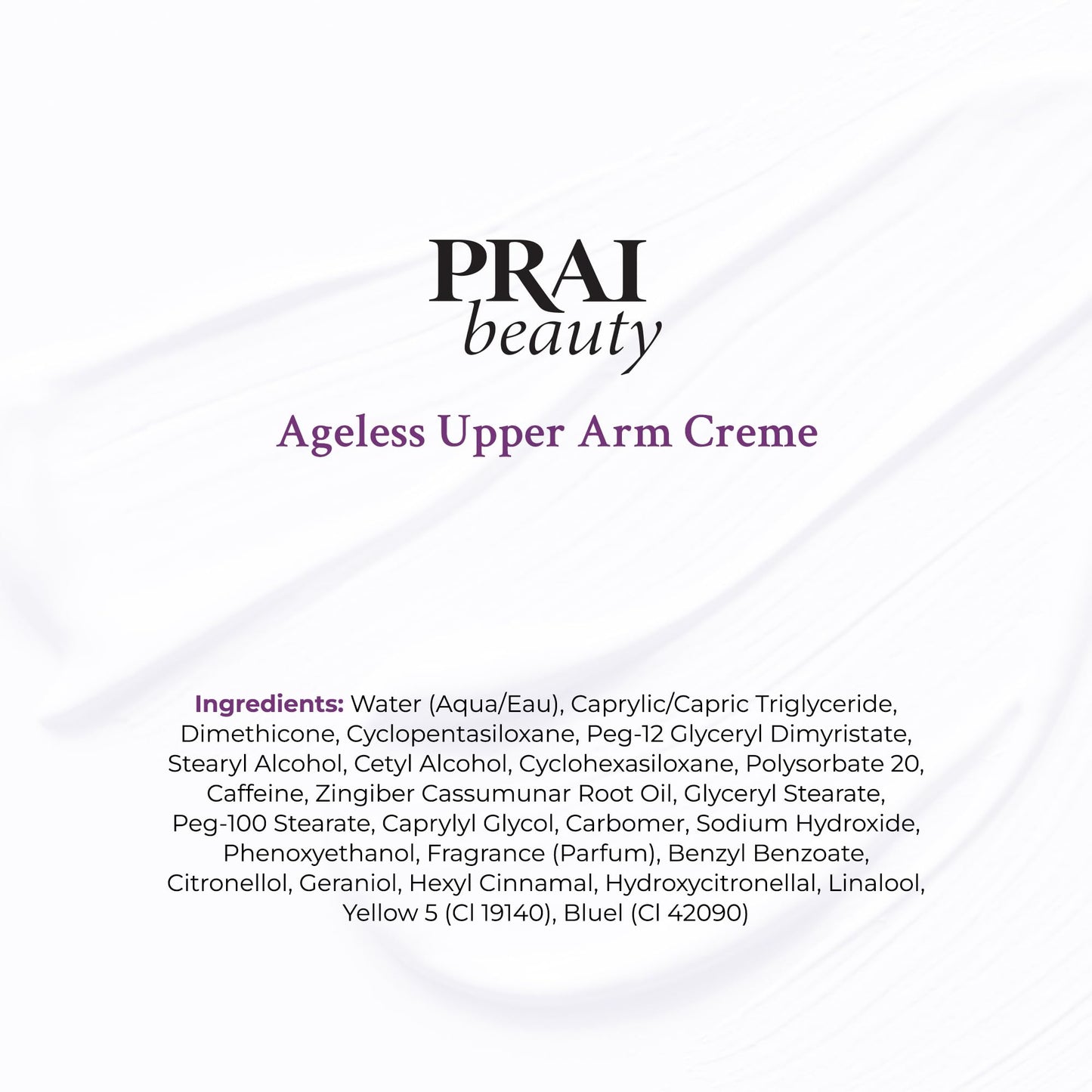 PRAI Beauty Ageless Upper Arm Creme — Firming & Tightening Body Lotion for Upper Arms, 6.7 oz