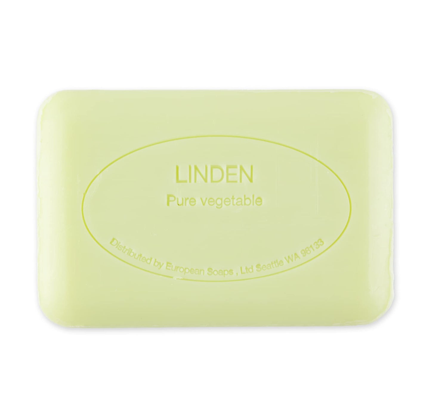 Pre de Provence Linden Soap Bar – Quad Milled, Rich Lather, Organic Shea Butter, 8.8 oz