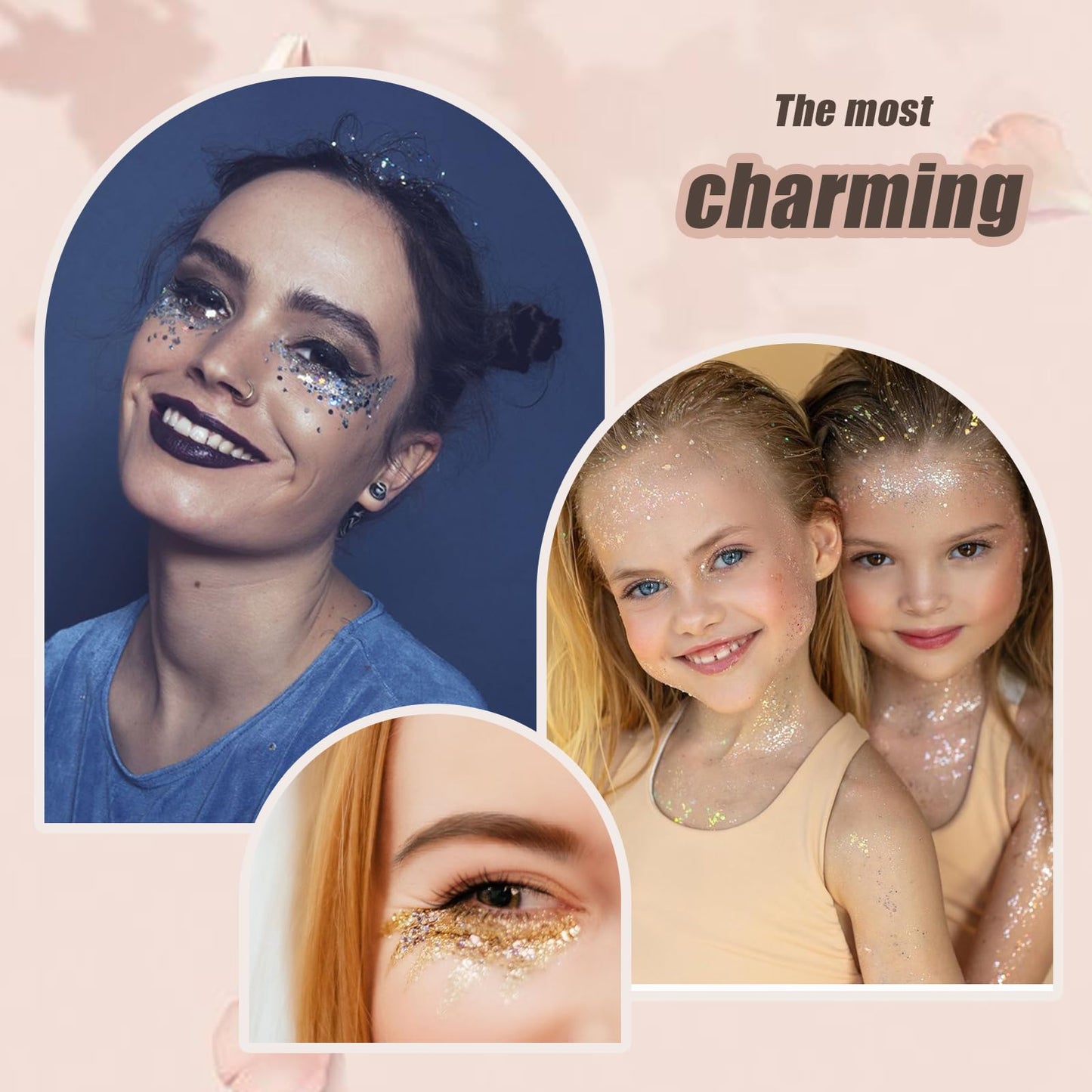 Prehot Face & Body Glitter Gel – Chunky Sparkles for Face & Hair