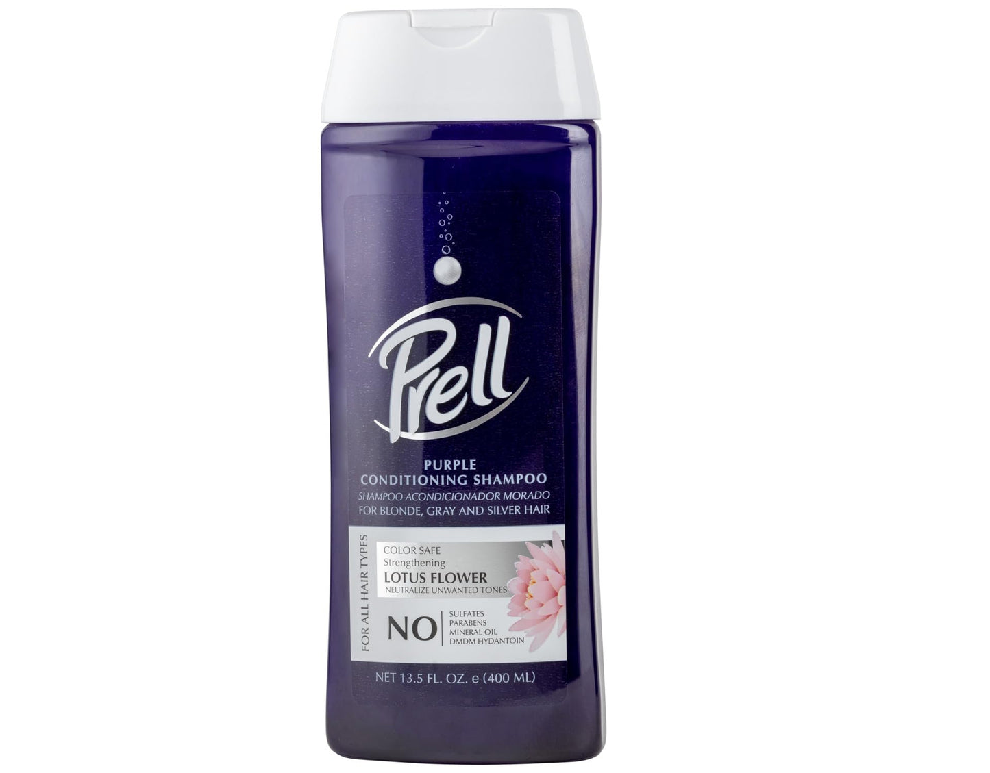 Prell Lotus Flower Purple Color-Safe Strengthening Shampoo – 2-Pack, 13.5 fl oz Each