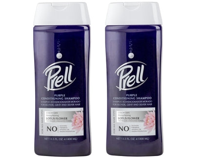Prell Lotus Flower Purple Color-Safe Strengthening Shampoo – 2-Pack, 13.5 fl oz Each