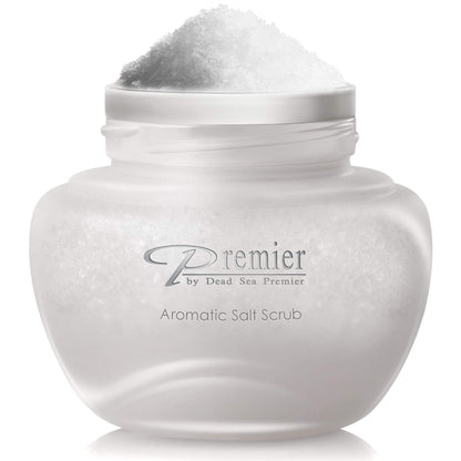 Premier Dead Sea Aromatic Salt Scrub – Breeze Scent (10.05 fl oz) | Exfoliating Body Polish