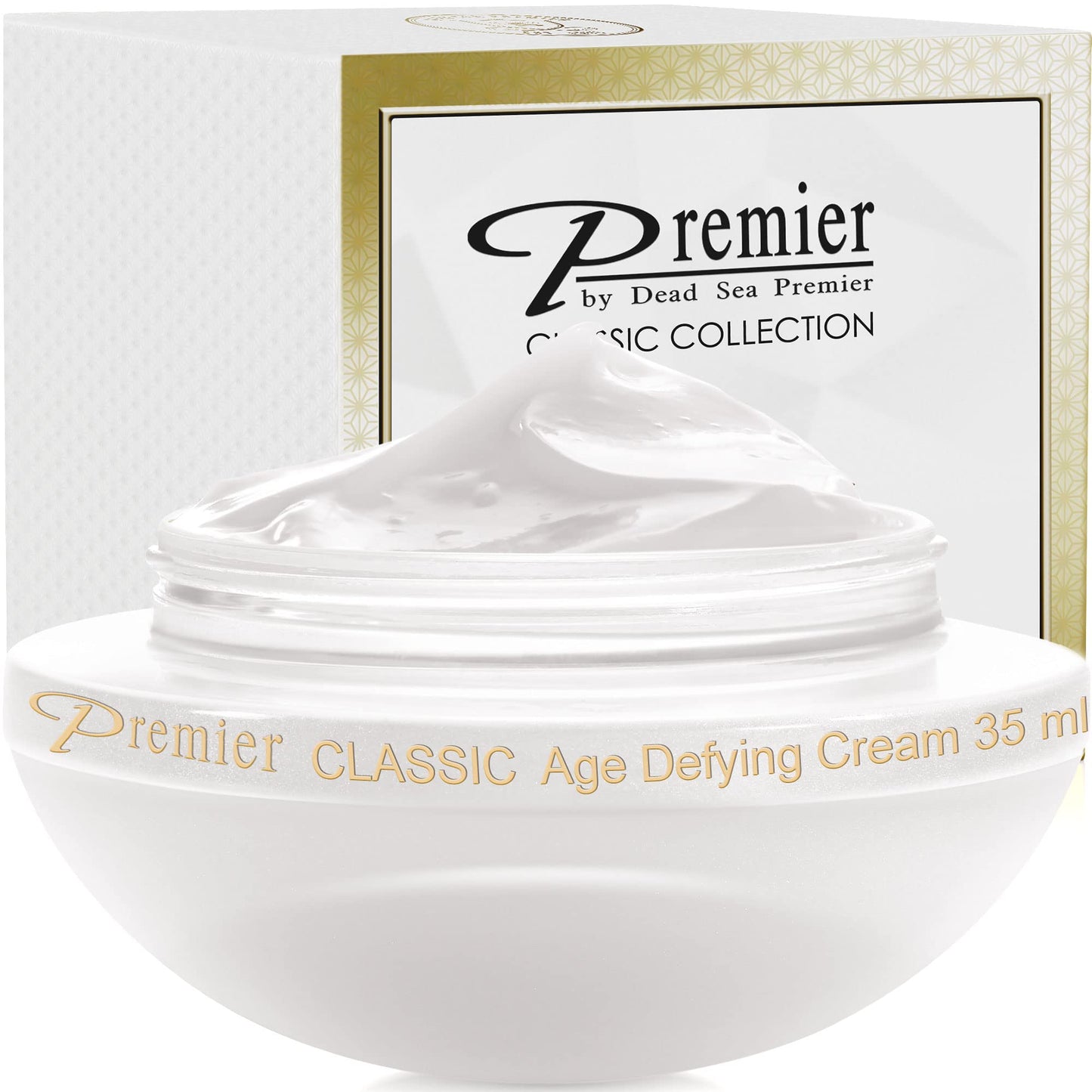 Premier Dead Sea Classic Age Defying Cream – Hydrating Lightweight Anti Age Formula (1.25 fl oz)