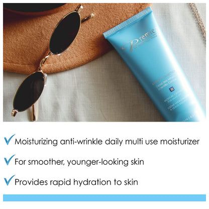 Premier Dead Sea Moisture Cream for Face & Body – Lightweight Hydrating Moisturizer with Aloe Vera, 4.4 fl oz