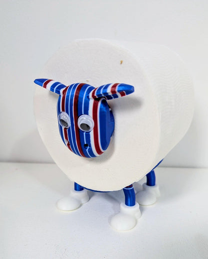 Premiersheep Carlisle United Toilet Roll Holder – New 2025/26 Football Fan Gift – Universal Fit – Custom Boots