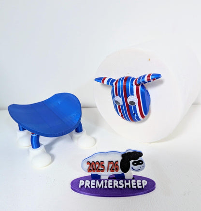 Premiersheep Carlisle United Toilet Roll Holder – New 2025/26 Football Fan Gift – Universal Fit – Custom Boots