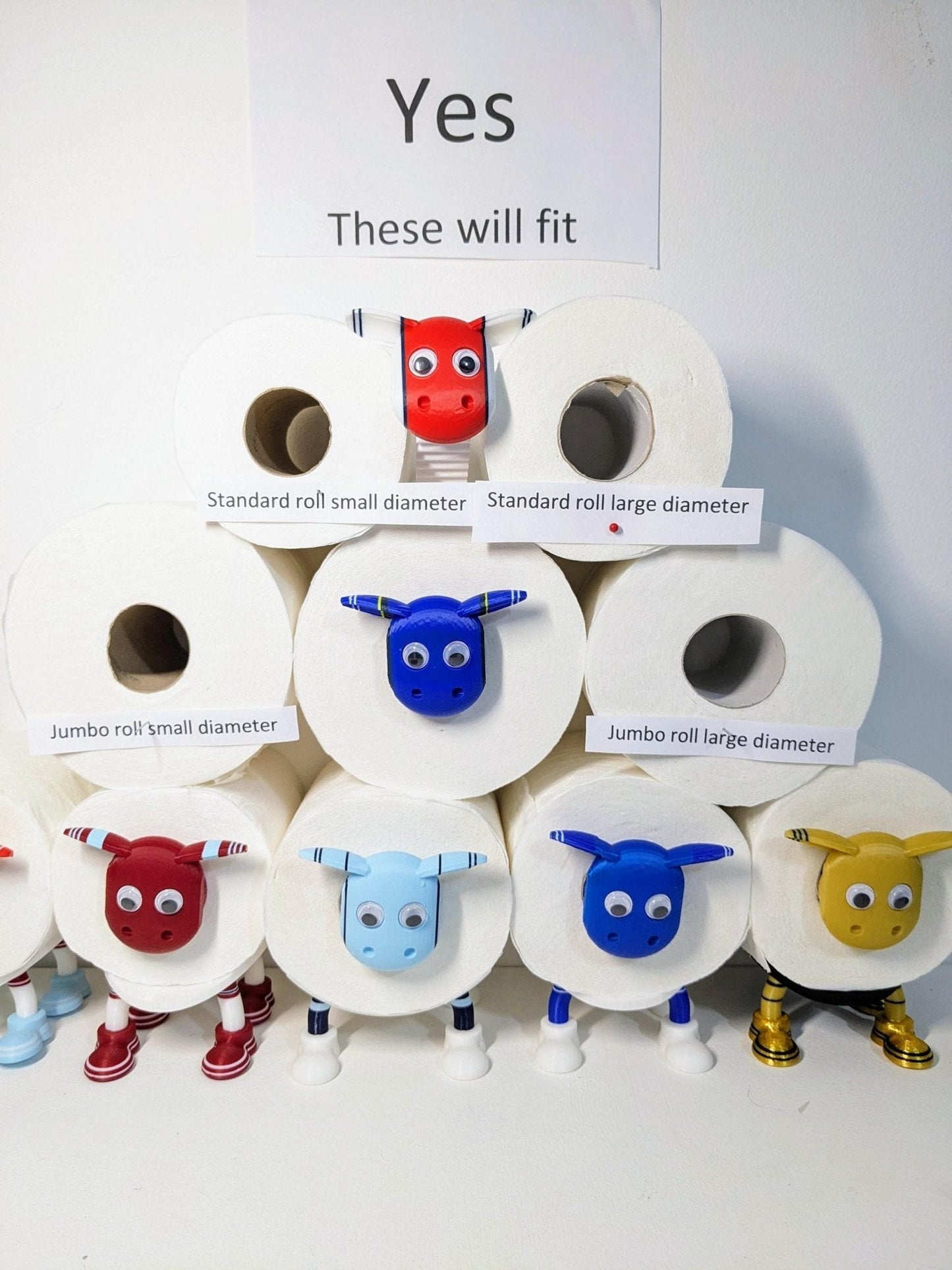 Premiersheep Chelsea Toilet Roll Holder – New 2025/26 Football Fan Gift – Universal Fit – Custom Boots