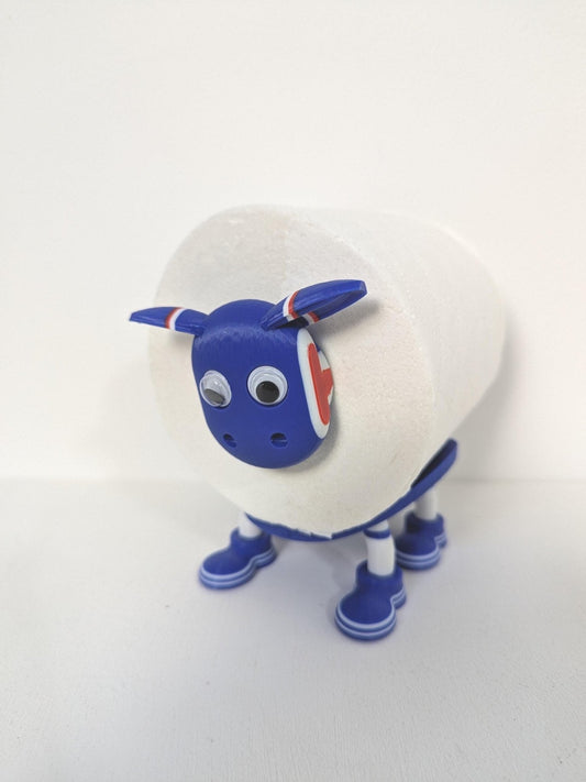 Premiersheep Chelsea Toilet Roll Holder – New 2025/26 Football Fan Gift – Universal Fit – Custom Boots