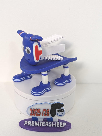 Premiersheep Chelsea Toilet Roll Holder – New 2025/26 Football Fan Gift – Universal Fit – Custom Boots