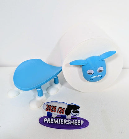 Premiersheep Coventry City Toilet Roll Holder – New 2025/26 Football Fan Gift – Universal Fit – Custom Boot Option