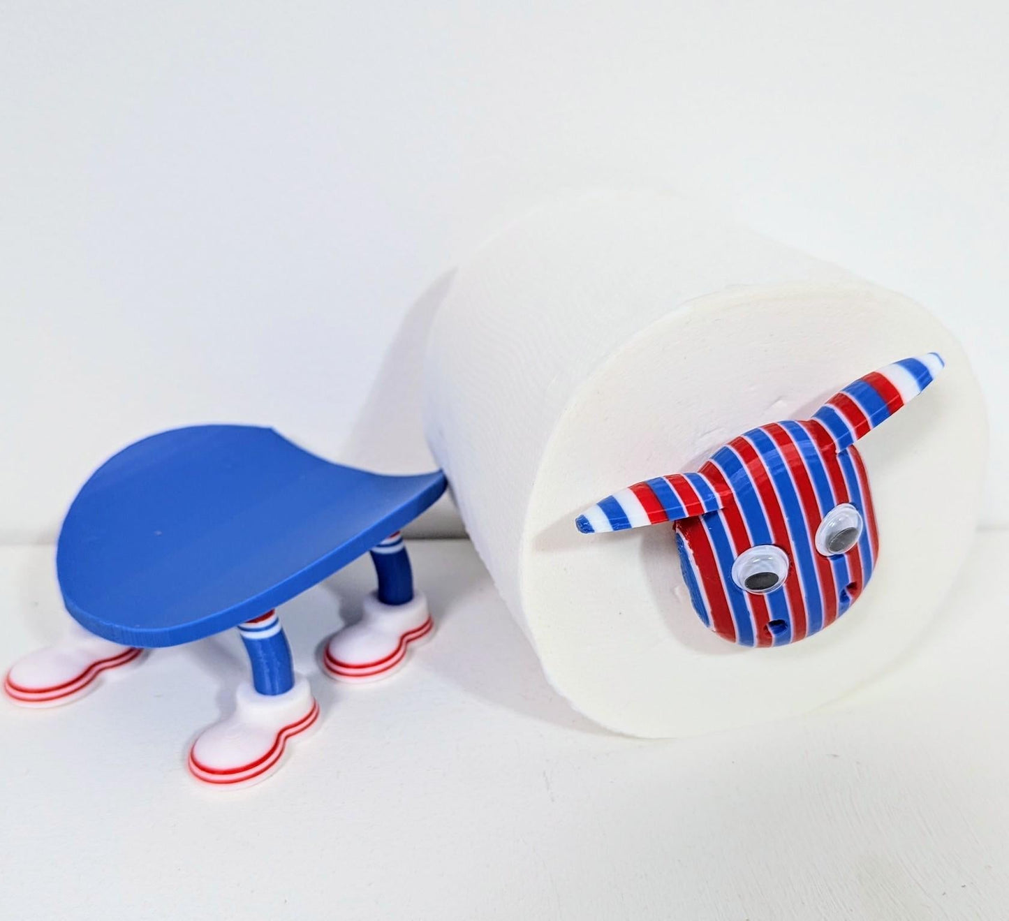 Premiersheep Crystal Palace Toilet Roll Holder – New 2025/26 Football Fan Gift – Universal Fit – Custom Boot option