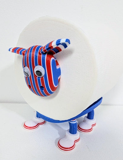 Premiersheep Crystal Palace Toilet Roll Holder – New 2025/26 Football Fan Gift – Universal Fit – Custom Boot option