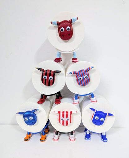 Premiersheep Crystal Palace Toilet Roll Holder – New 2025/26 Football Fan Gift – Universal Fit – Custom Boot option