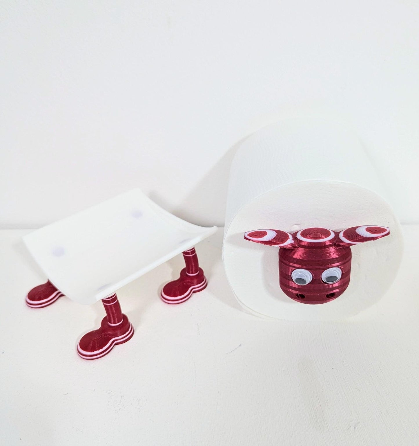 Premiersheep Heart of Midlothian Toilet Roll Holder – New 2025/26 Hearts Football Fan Gift – Universal Fit – Custom Boots