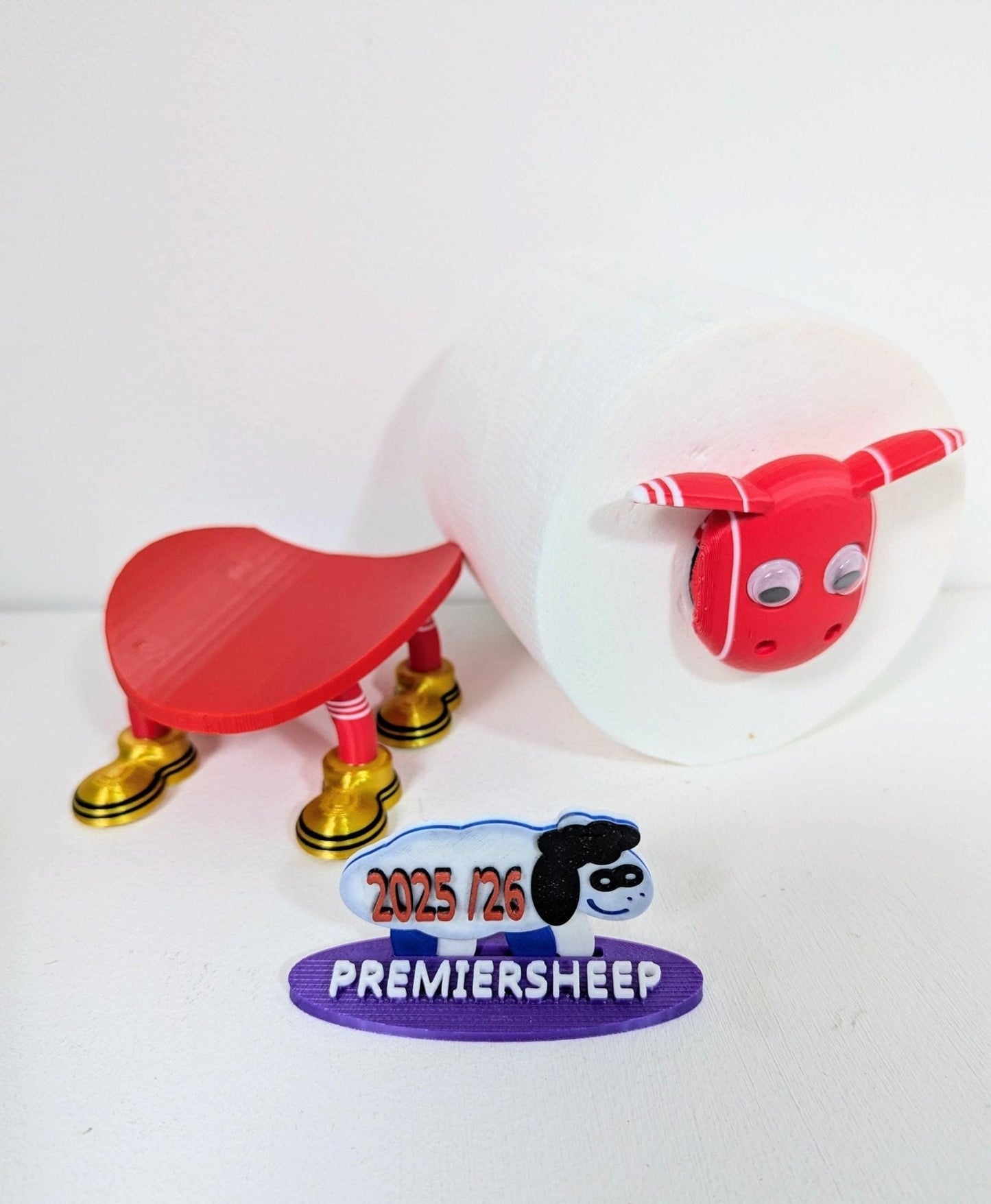 Premiersheep Liverpool Toilet Roll Holder – New 2025/26 Football Fan Gift – Universal Fit – Custom Boots