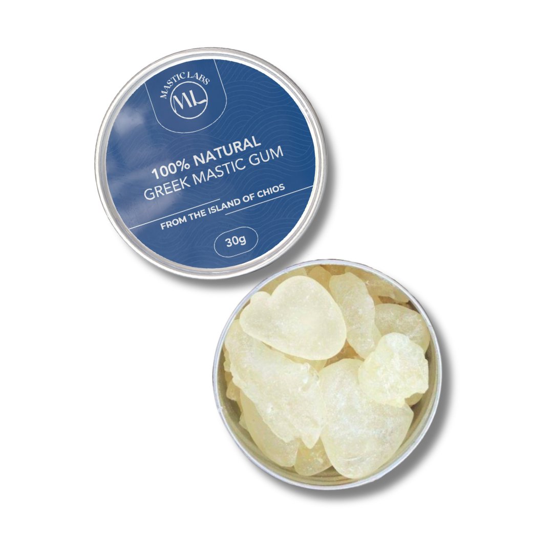 Pure Chios Greek Mastic Gum in Aluminium Tin | Med to XL Tears