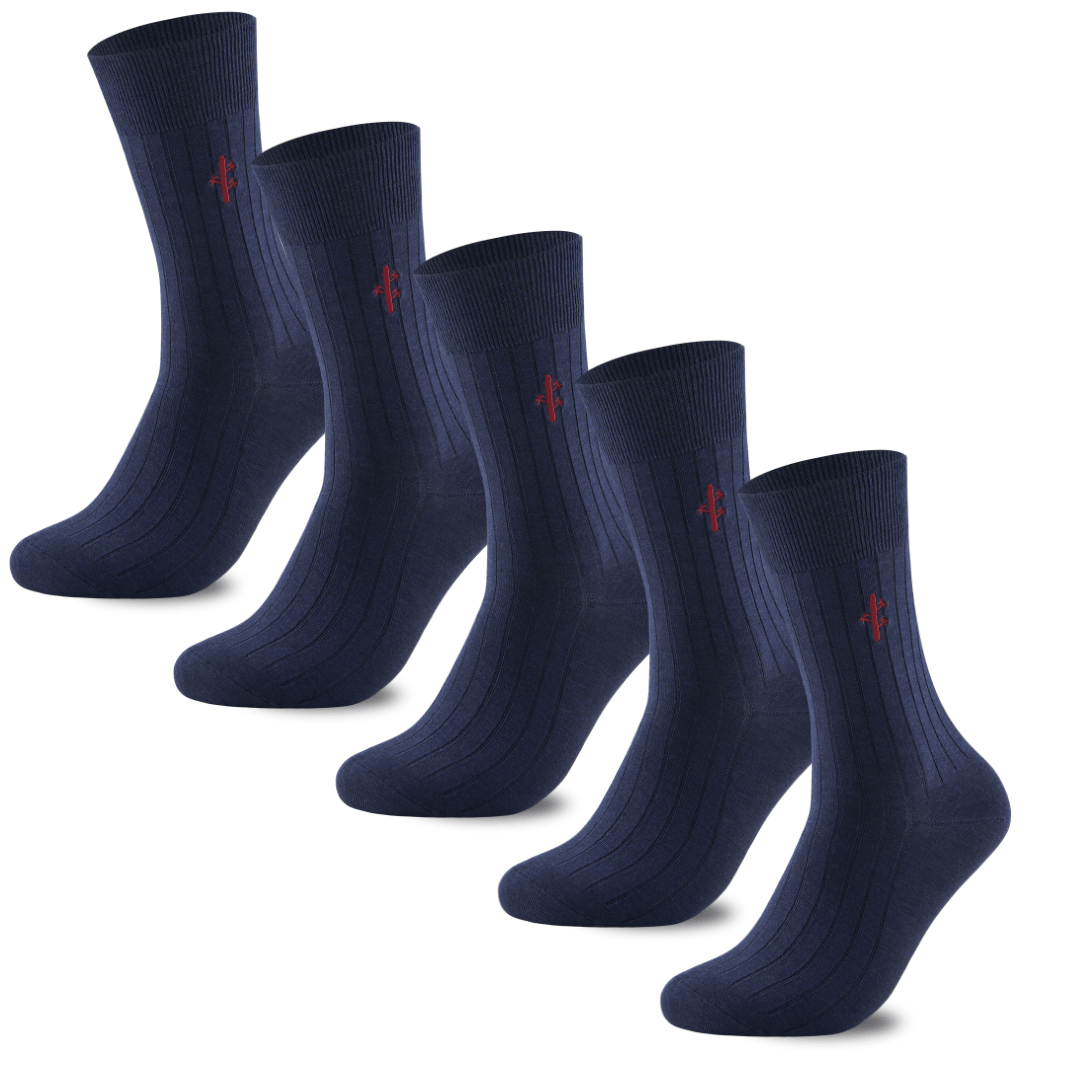 Bamboo Ribbed Dress Socks