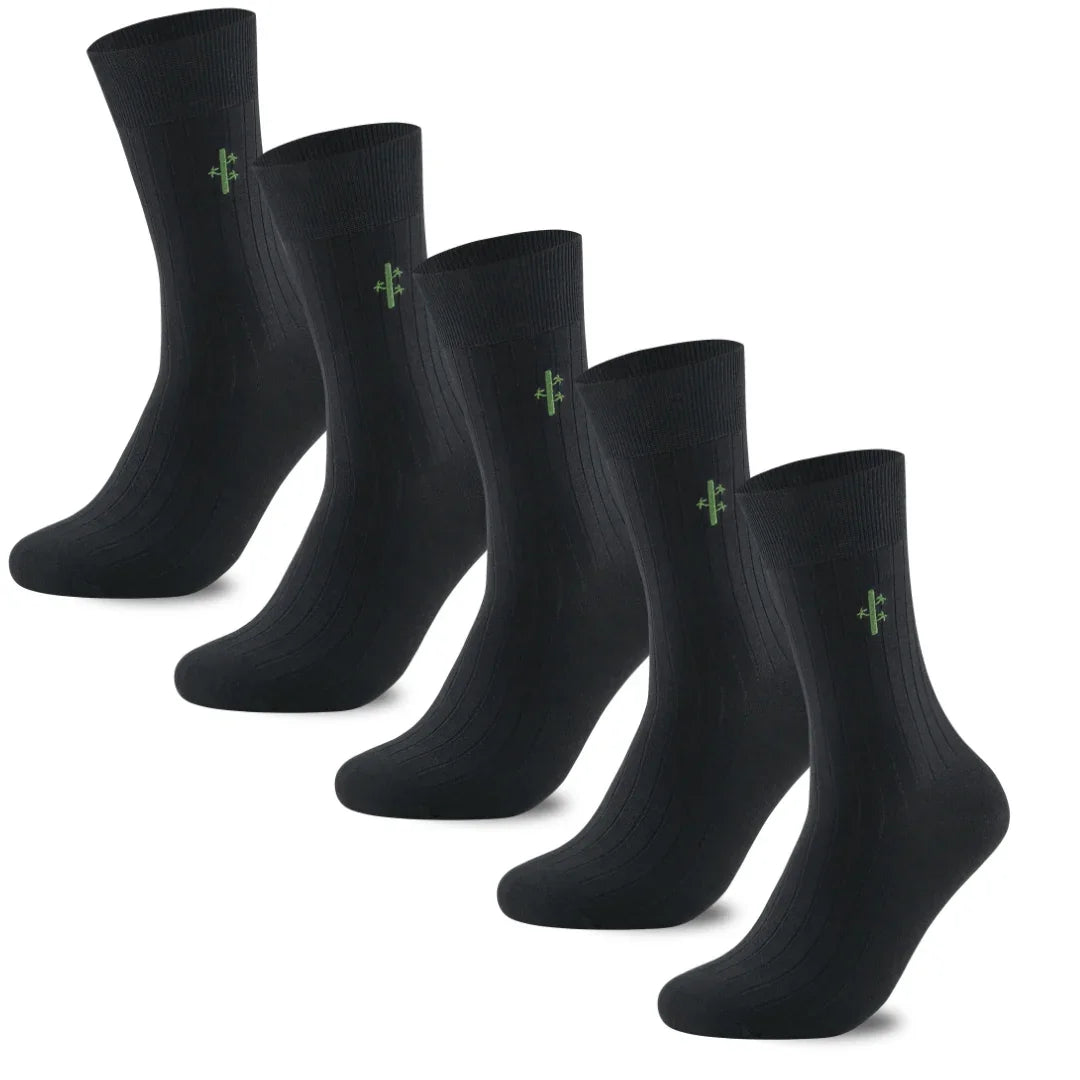 Bamboo Ribbed Dress Socks