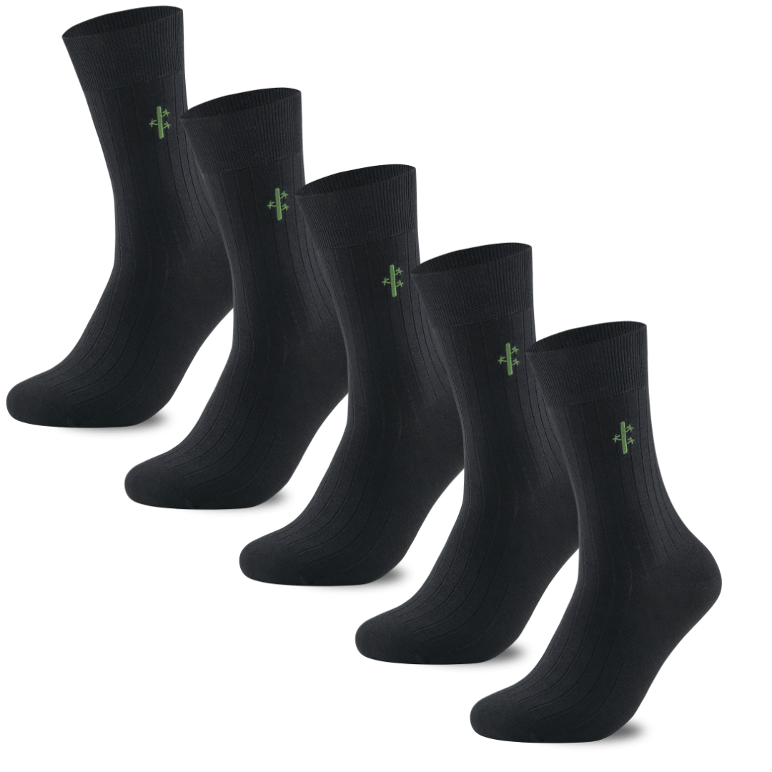 Bamboo Ribbed Dress Socks
