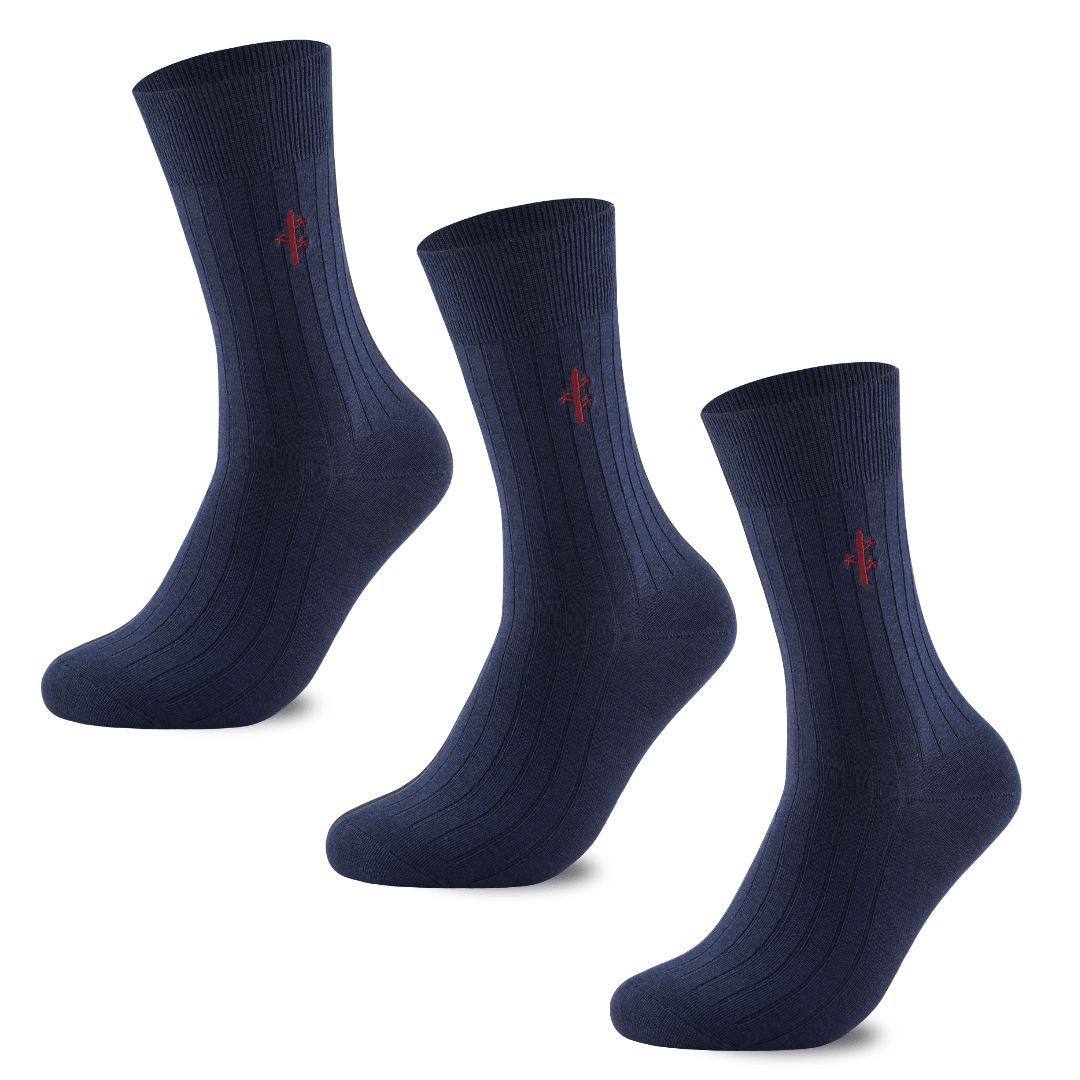 Bamboo Ribbed Dress Socks
