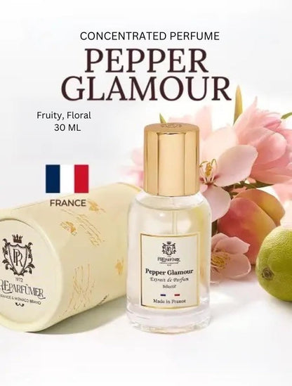 PREparfumer Pepper Glamour – 30ml French Spicy Floral Perfume for Women