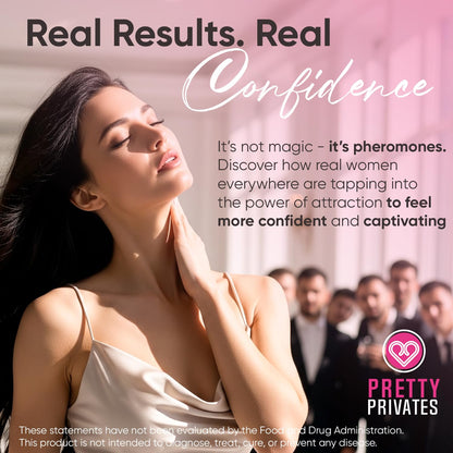 Pretty Privates 2 Pack Pheromone Perfume Oil for Women – Light Unscented Roll-On, 10ml – Day & Night Duo