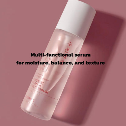 PRETTYSKIN Red Ginseng & Retinol Nourishing Facial Serum – 4-in-1 Korean Skincare for Dry & Sensitive Skin | 5.07 fl oz