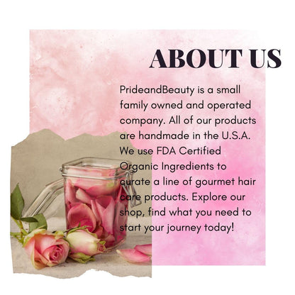 Rose Water For Locs – Daily Moisturizing Spray with Rose Water, Peppermint & Green Tea | Pride and Beauty