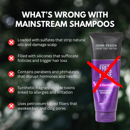 PRIMALS Hair Strengthening Shampoo – Caffeine, Biotin & Raw Honey | Natural, Sulfate-Free Formula