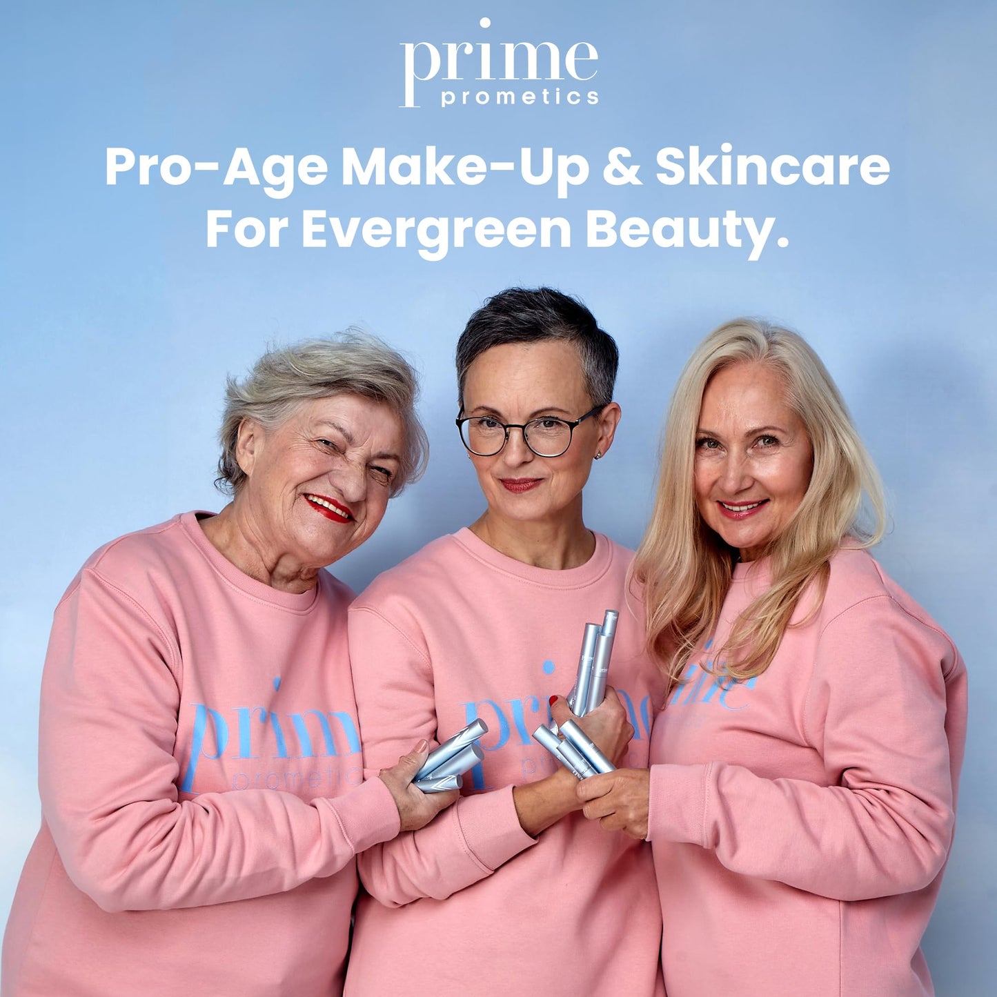 Prime Prometics PrimeLash Mascara – Volumizing, Lengthening for Mature Lashes (Black) | Hypoallergenic, Clump-Free