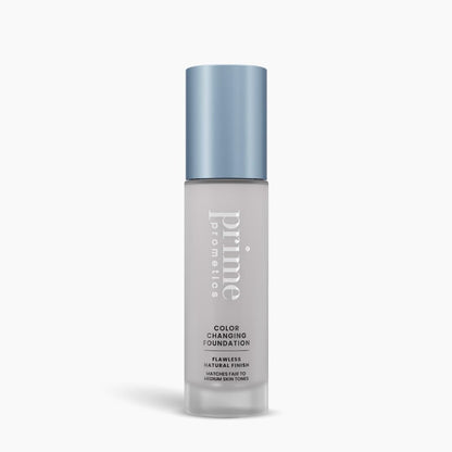 Prime Prometics Color Changing Foundation for Mature Women | Self-Adjusting Shade, Buildable Coverage, 12-Hour Wear