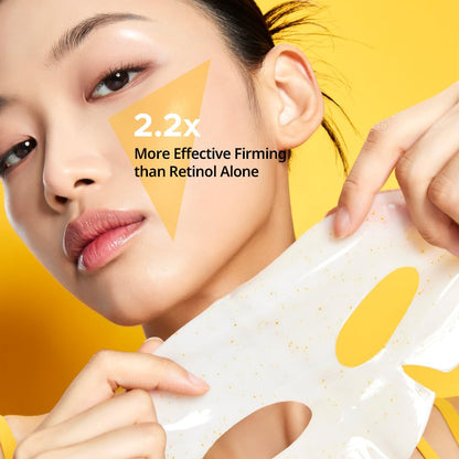Primera PRMR Vitatinol Serum Gel Mask | Overnight Melting Mask with Vitamin C & Retinol – Pore Tightening, Hydration & Firming (34g x 4)