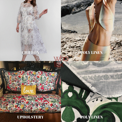 Print Your Own Pattern on Fabric – Multiple Fabric Options, Sold by Metre