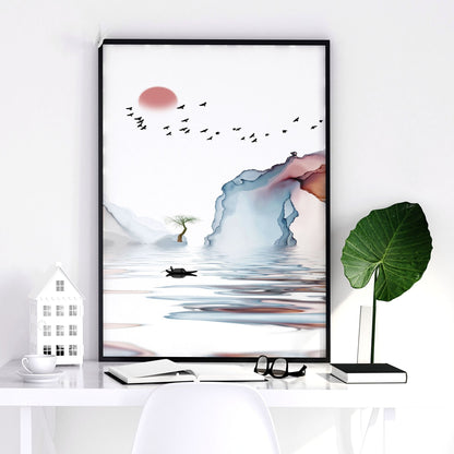 Prints for Office walls | set of 3 framed wall art