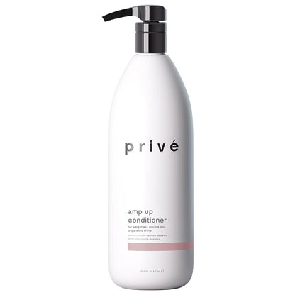 Privé Amp Up Volumizing Conditioner for Fine Hair – Sulfate-Free & Color-Safe | Vegan, 33.8 oz