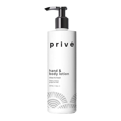 Privé Hand and Body Lotion for Women – Aloe & Shea Butter, Lemon Verbena – Deep Hydration (8 oz)