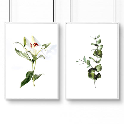 Professional office decor ideas | set of 2 wall art prints
