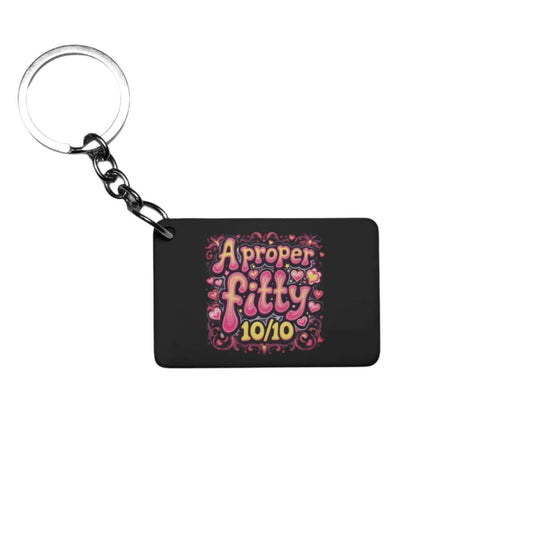 A Proper Fitty Keyring