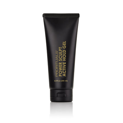 Prorituals Power Sculpt Active Hold Gel for Men – Light Hold, Aloe & Almond Oil, 6.8 fl oz