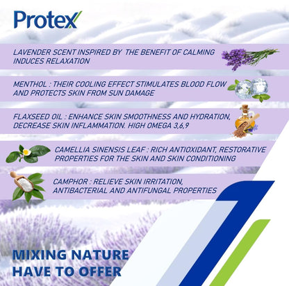 Lavender Ice Freeze Bar Soap (Pack of 4) – Protex Compatible, Cooling Formula