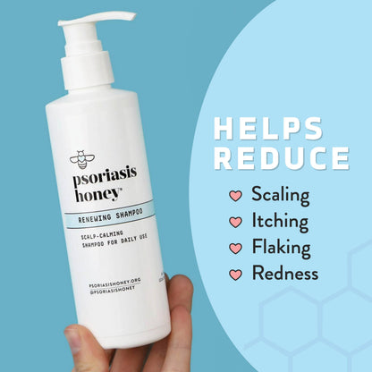 PSORIASIS HONEY Renewing Shampoo — Itchy & Dry Scalp Relief with Argan Oil