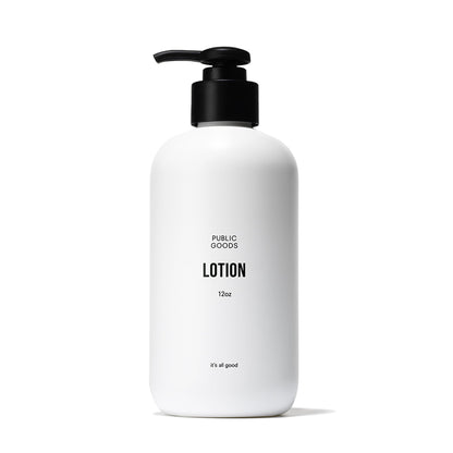 Public Goods Body & Hand Lotion – Hydrating Daily Moisturizer for All Skin Types | Paraben & Sulfate Free | Made in Canada | 12 oz