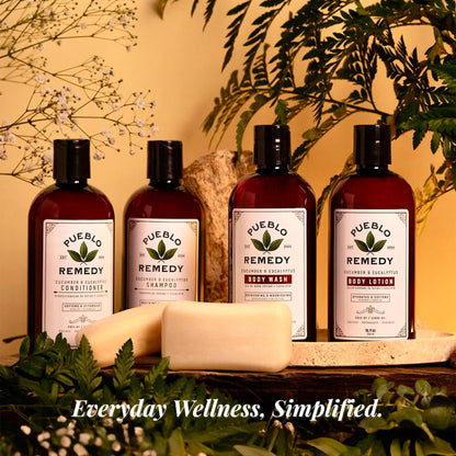 Pueblo Remedy Conditioner – Cucumber & Eucalyptus, Softening & Detangling, Vegan & Cruelty-Free, 16.9 oz