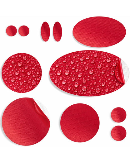 Repair Patches (30+ Colours) for Puffer Jackets, Tents, Upholstery - Stick On, Waterproof, Tear-Cold-Heat-Resistant