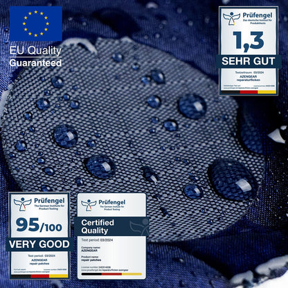 Repair Patches (30+ Colours) for Puffer Jackets, Tents, Upholstery - Stick On, Waterproof, Tear-Cold-Heat-Resistant
